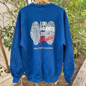 Vintage 1990s Lou Gaudios Studio Dana Point CA Sweatshirt XL